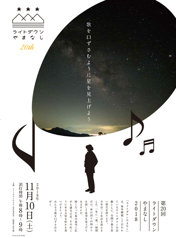 倍田敏江 第20回ライトダウンやまなし2018